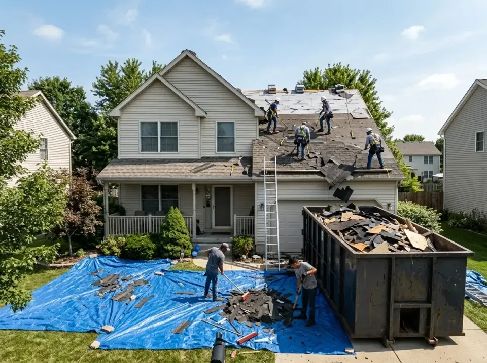 roof-replacement-debris-remova-004 — frequently asked questions, Cheapest Dumpster Rentals in Ellettsville, IN